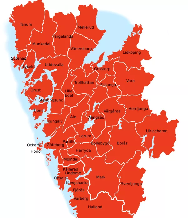 Även utanför storgöteborg
